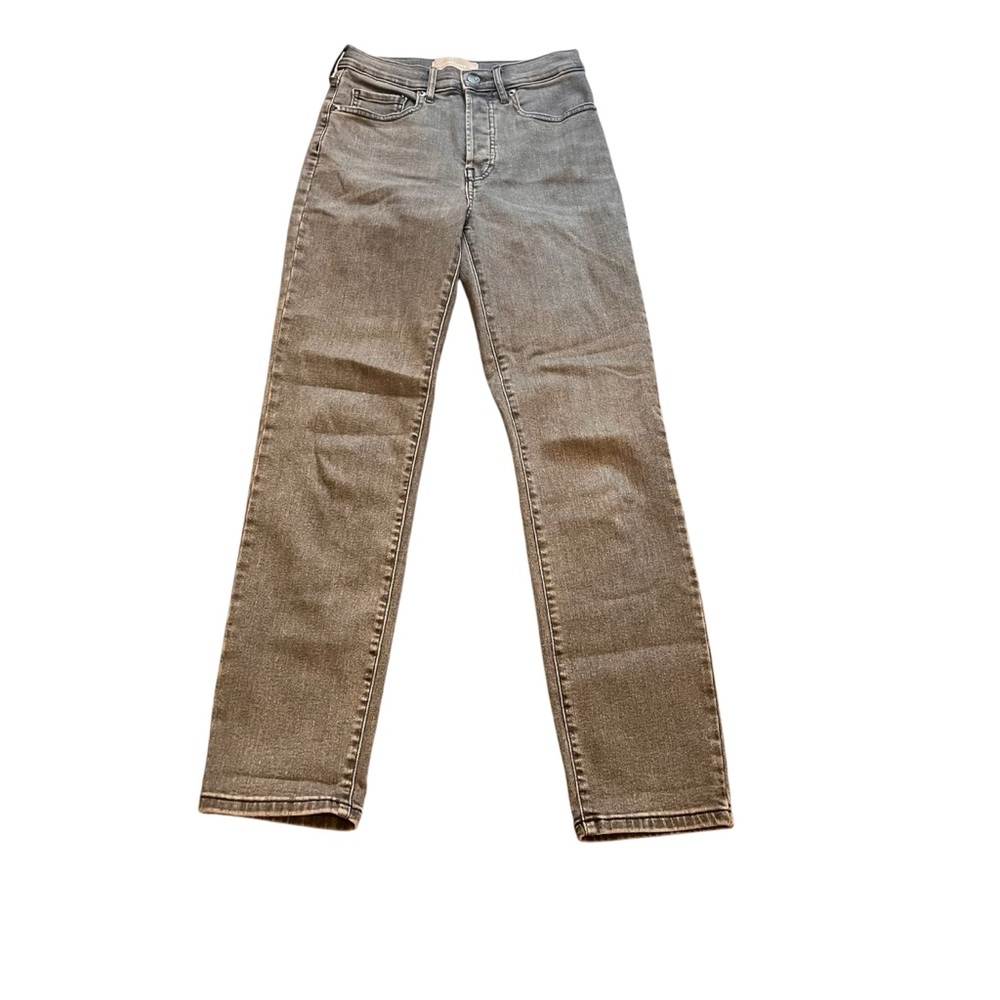 Everlane High Rise Slim Straight Gray Straight Timeless Style Size 26